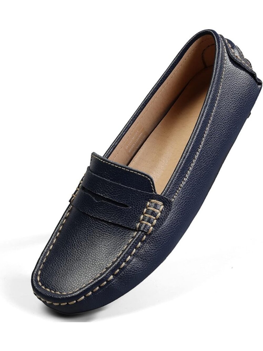 Classic Comfort Leather Penny Loafers | Casual Slip-Ons | Lightweight Walking
